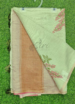 Load image into Gallery viewer, Beautiful Digital Print Soft Linen Saree
