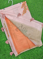 Load image into Gallery viewer, Beautiful Digital Print Soft Linen Saree