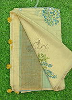 Load image into Gallery viewer, Beautiful Digital Print Soft Linen Saree