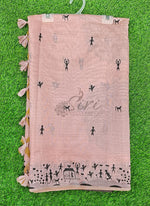 Load image into Gallery viewer, Latest Fancy Cotton Saree in Warli Design Borders