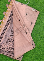 Load image into Gallery viewer, Latest Fancy Cotton Saree in Warli Design Borders