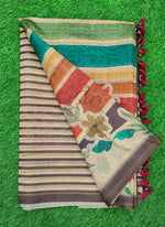 Load image into Gallery viewer, Lovely Digital Print Chanderi Saree