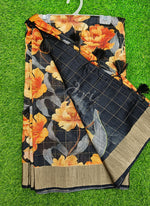 Load image into Gallery viewer, Lovely Digital Print Soft Raw Silk Saree