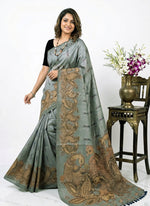 Load image into Gallery viewer, Lovely Digital Print Chanderi Saree