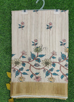 Load image into Gallery viewer, Beautiful Digital Print Fancy Tussar Saree in Kalamkari Design