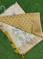 Load image into Gallery viewer, Beautiful Digital Print Fancy Tussar Saree in Kalamkari Design