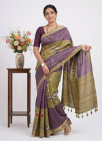 Load image into Gallery viewer, Exclusive Designer Digital Print Semi Tussar Saree