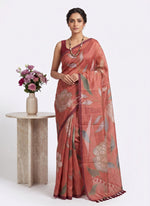 Load image into Gallery viewer, Lovely Digital Print Chanderi Saree
