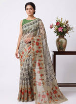 Load image into Gallery viewer, Lovely Digital Print Chanderi Saree