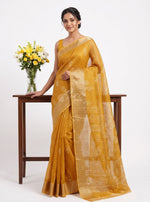 Load image into Gallery viewer, Lovely Printed Soft Organza Saree in Checks Design