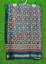Load image into Gallery viewer, Latest Fancy Silk Saree in Ajrakh Print