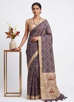 Load image into Gallery viewer, Siri Collections Designer Digital Print Semi Tussar Saree with Blouse