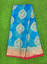Load image into Gallery viewer, Lightweight Kora Silk Saree with Floral Weave with Blouse