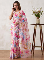 Load image into Gallery viewer, Garden Vareli High Quality Special Spectra Brasso Saree without Blouse