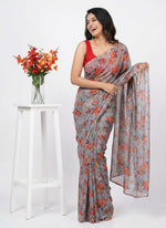 Load image into Gallery viewer, Garden Vareli High Quality Special Spectra Brasso Saree