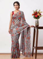 Load image into Gallery viewer, Garden Vareli High Quality Special Spectra Brasso Saree