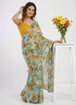 Load image into Gallery viewer, Garden Vareli High Quality Special Spectra Brasso Saree