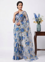 Load image into Gallery viewer, Garden Vareli High Quality Special Spectra Brasso Saree