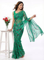Load image into Gallery viewer, High Quality Garden Vareli Printed Nara Chiffon Saree