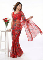 Load image into Gallery viewer, High Quality Garden Vareli Printed Nara Chiffon Saree