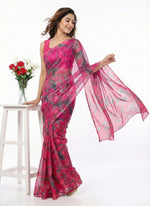 Load image into Gallery viewer, High Quality Garden Vareli Printed Nara Chiffon Saree