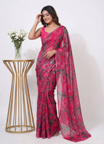 Load image into Gallery viewer, High Quality Garden Vareli Printed Nara Chiffon Saree