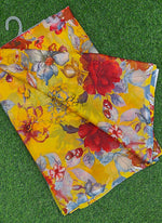 Load image into Gallery viewer, Exclusive Garden Vareli Printed Floral Nara Chiffon Saree