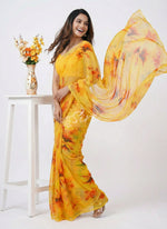 Load image into Gallery viewer, High Quality Garden Vareli Printed Nara Chiffon Saree