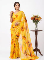 Load image into Gallery viewer, High Quality Garden Vareli Printed Nara Chiffon Saree