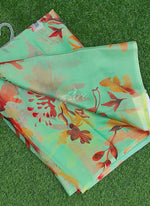 Load image into Gallery viewer, Garden Vareli Printed Nova Nara Chiffon Saree