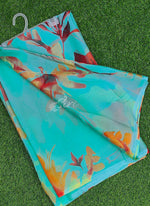 Load image into Gallery viewer, Garden Vareli Printed Nova Nara Chiffon Saree
