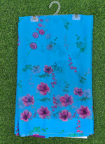 Load image into Gallery viewer, Beautiful Garden Fiona Border Nara Chiffon Saree