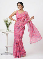 Load image into Gallery viewer, High Quality Garden Vareli Printed Nara Chiffon Saree