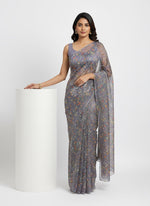 Load image into Gallery viewer, Latest Garden Vareli Printed Nara Chiffon Saree
