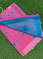 Load image into Gallery viewer, Beautiful Garden Fiona Border Nara Chiffon Saree