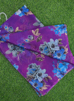 Load image into Gallery viewer, Beautiful Garden Vareli Printed Nara Chiffon Saree