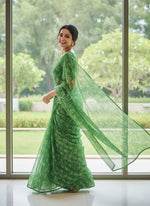 Load image into Gallery viewer, Latest Garden Vareli Printed Nara Chiffon Saree