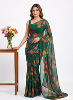 Load image into Gallery viewer, High Quality Garden Vareli Printed Nara Chiffon Saree