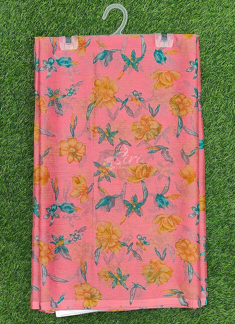Latest Garden Vareli Printed Nara Chiffon Saree