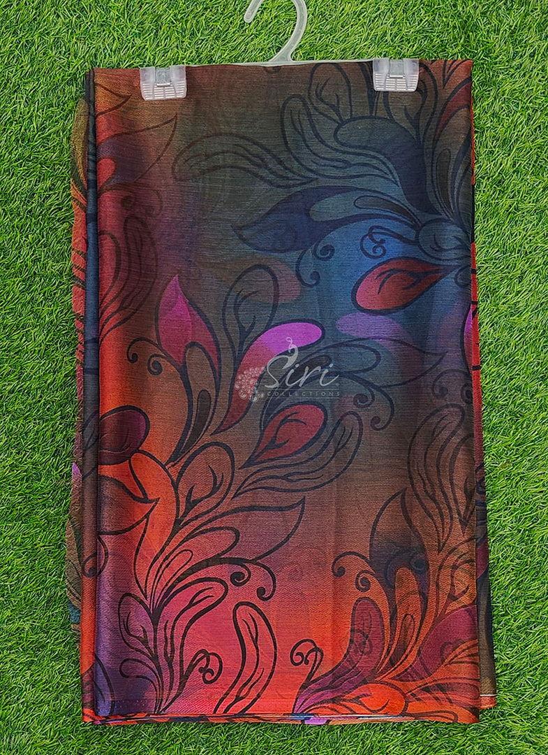 Latest Garden Vareli Printed Nara Chiffon Saree