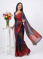 Load image into Gallery viewer, Latest Garden Vareli Printed Nara Chiffon Saree