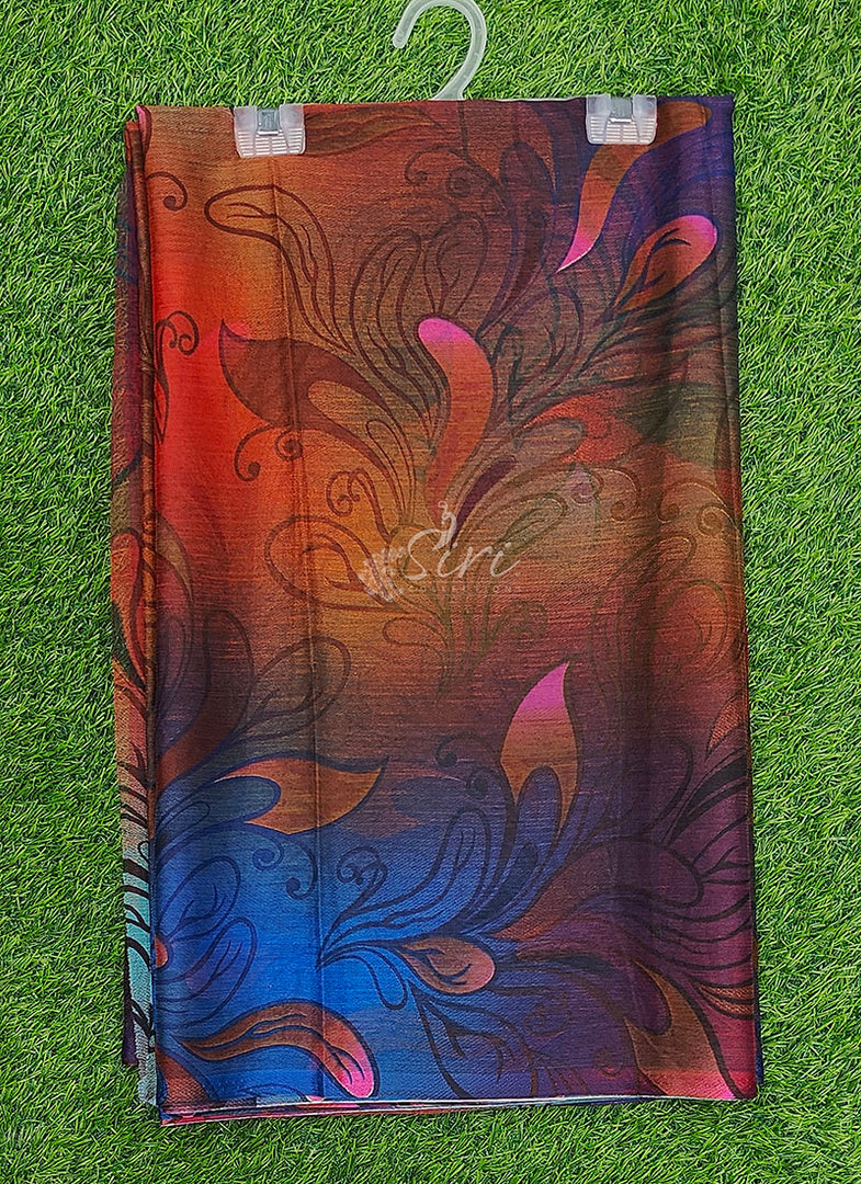 Latest Garden Vareli Printed Nara Chiffon Saree