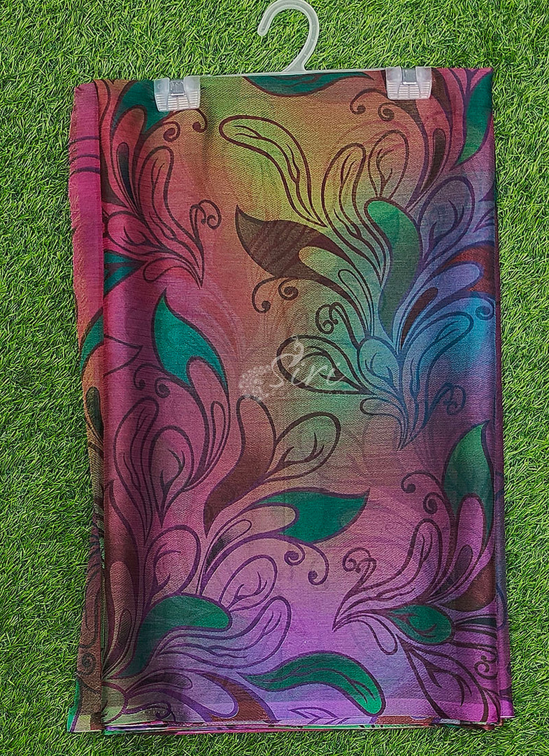 Latest Garden Vareli Printed Nara Chiffon Saree