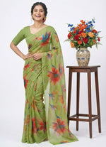 Load image into Gallery viewer, High Quality Garden Vareli Printed Nara Chiffon Saree