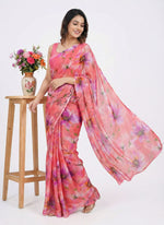 Load image into Gallery viewer, High Quality Garden Vareli Printed Nara Chiffon Saree