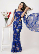 Load image into Gallery viewer, High Quality Garden Vareli Printed Nara Chiffon Saree