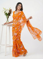Load image into Gallery viewer, High Quality Garden Vareli Printed Nara Chiffon Saree