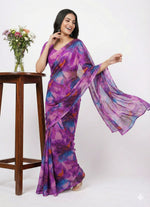 Load image into Gallery viewer, High Quality Garden Vareli Printed Nara Chiffon Saree