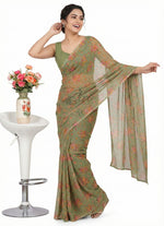 Load image into Gallery viewer, High Quality Garden Vareli Printed Nara Chiffon Saree
