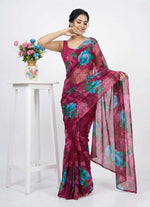 Load image into Gallery viewer, High Quality Garden Vareli Printed Nara Chiffon Saree